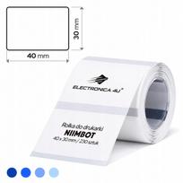 Permatomos lipnios etiketės Niimbot B21 B1 B2 B4 B3S B31, 40x30