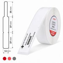 Lipnios etiketės kabeliams Niimbot D11 D110 D101 H1S, 12,5x74+35