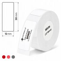 Termo lipnios etiketės Niimbot D11/D110/D101/H1S, 12x30, baltos
