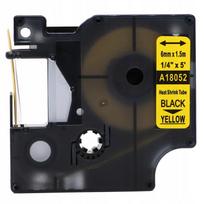 Termo susitraukiantis vamzdelis DYMO RHINO 18052, 6 mm, 1,5 m, geltonas