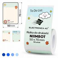 Lipnios terminės etiketės Niimbot B21/B1/B4/B3S/B31, 50x70 mm