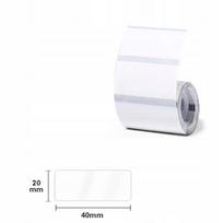Skaidrūs etiketės NIIMBOT, 40x20 mm, 320 vnt., tinka B1, B21/B21 Pro