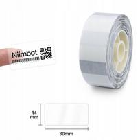 Skaidrūs etiketės lipdukai NIIMBOT, 14x30 mm, 210 vnt., tinka D110/D110_M, D1