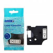 Lipni juostelė DYMO D1 45013, 12 mm, balta su juodu užrašu