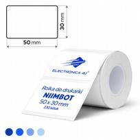 Savitvirtės baltos etiketės Niimbot B1/B4/B21/B3S, 50x30 mm, termo