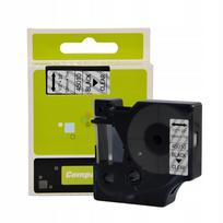 Etiketės juostelė DYMO D1 12 mm x 7 m, permatoma, labelmanager spausdintuvui