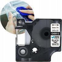 Lipni juostelė DYMO D1 40913, 9 mm x 7 m, balta su juodu tekstu, LabelManager LM