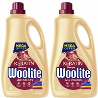 Skystas skalbiklis spalvotiems drabužiams WOOLITE su keratinu, 2 x 3,6 l