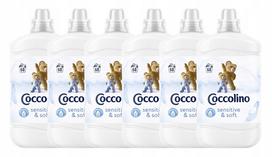 Audinių minkštiklis COCCOLINO Fresh & Soft Sensitive, 6 x 1700 ml