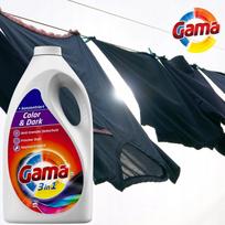 Skalbimo gelis spalvotiems ir tamsiems audiniams Gama Color & Dark, 4,5 l, 100 skalbimų