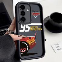 Žaibas Makvynas 95 S26Ultra dėklas, skirtas Samsung Galaxy S26 S25 S24 S22 S23 Ultra S21 Plus S20 S25 FE Apsauga Minkštas dangtelis Galaxy S21 FE 5G gray