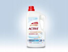 Skalbimo gelis ACTIVE, baltiems drabužiams, 2 l