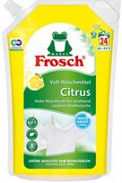 Skalbimo gelis Frosch Citrus, baltiems drabužiams, 1,44 l, 24 skalbimai, Vokietija