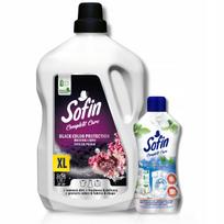 Skalbiklis SOFIN juodiems drabužiams 2,5 l ir skalbimo mašinos valiklis 300 ml rinkinys