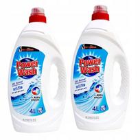 Skalbiklis Power Wash Weiss, baltiems drabužiams, 2 x 4 l rinkinys