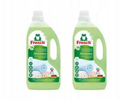 Skystas skalbiklis FROSCH su alaviju, 2 x 1500 ml