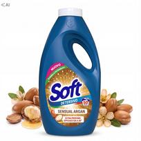 Skystas skalbiklis spalvotiems ir baltiems skalbiniams su argano aliejumi, 2250 ml