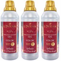Skalbimo gelis Lovran Color su amla ir pačiule, 3 x 1 l, 75 skalbimų