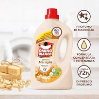 Skalbimo gelis vilnai ir šilkui Omino Bianco Marseille, su Marselio muilu, 2 l