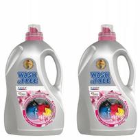 Skalbimo gelis WASH&FREE ORCHIDEA, universalus, 2 x 2 kg, 60 skalbimų