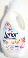 Skalbimo gelis Lenor Sensitive, medvilnės žiedų kvapo, 1,25 l, 25 skalbimų