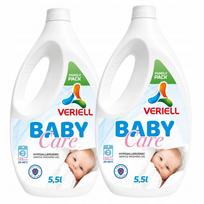 Skalbimo gelis kūdikių drabužiams VERIELL, hipoalerginis, 2 x 5,5 l