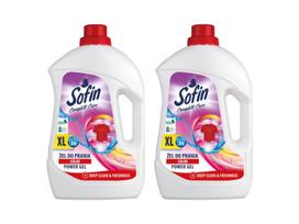 Skalbimo gelis SOFIN, spalvotiems audiniams, 2 x 2500 ml