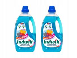 Skalbimo gelis LUDWIK spalvotiems ir juodiems drabužiams, 2 x 1500 ml