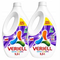 Skalbimo gelis VERIELL, 2 x 5,5 l, spalvotiems ir baltiems drabužiams