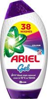 Skalbimo gelis spalvotiems drabužiams Ariel Colour, 1,254 l, 38 skalbimams, veiksmingas nuo 15 °C