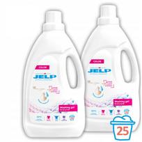 Hipoalerginis skalbimo gelis spalvotiems drabužiams JELP, 2 x 2 l, 25 skalbimai