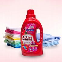 Skalbimo skystis spalvotiems audiniams ACTIVE WASHING, 1 l, Lenkija