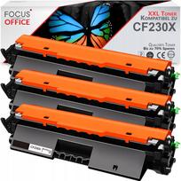 3 vnt. toneriai CF230X XL, tinkantys HP LaserJet M203dn, M203dw, MFP M227fdn, M227fdw, M227sdn