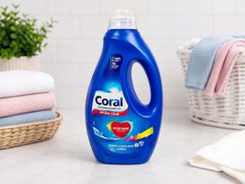 Skysti skalbikliai spalvotiems drabužiams Coral, 1,2 l