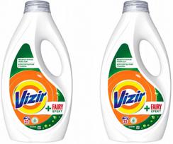 Skalbiklis Vizir + Fairy Effect Colour, 2 x 1125 ml, 50 skalbimų