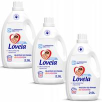 Skalbimo gelis spalvotiems drabužiams Lovela Baby, hipoalerginis, 3 x 2,9 l