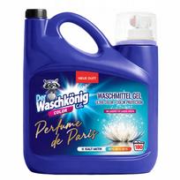 Skalbimo gelis spalvotiems audiniams Waschkonig Perfume de Paris, 5,4 l