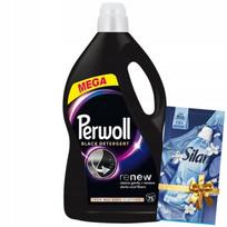 Skystas skalbiklis juodiems drabužiams Perwoll Renew Black, 3,75 l, 75 skalbimų + dovana