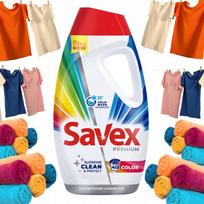 Skalbimo gelis spalvotiems drabužiams Savex Color, 1,8 l, 40 skalbimų