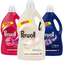Skalbimo gelis Perwoll Renew Dark, Light, Color, 3 x 3,75 l, 225 skalbimų