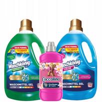 Skalbimo gelis Der Waschkonig Universal Color, 6,6 l, 220 skalbimų + skystas skalbiklis