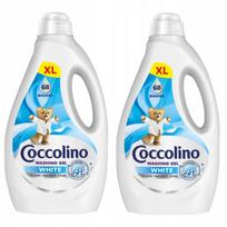 Skalbimo gelis COCCOLINO Care baltai spalvai, 2 x 2,72 l, 128 skalbimų