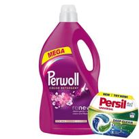 Skalbimo skystis Perwoll Renew Blossom, 3,75 l, 75 skalbimų + dovana Perwoll Color