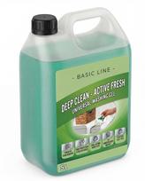 Skystas skalbimo gelis BASIC LINE, universalus, 5 l, 150 skalbimų, DEN