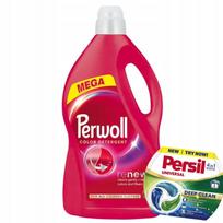 Skalbimo skystis spalvotiems drabužiams Perwoll Renew Color, 3,75 l, 75 skalbimų + dovana