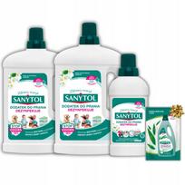 Skalbinių dezinfekantas Sanytol White Flowers, 2,5 l + dovana