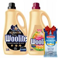 Skalbiklis juodiems drabužiams Woolite Black, vaisių kvapo, 3,6 l x2 + dovana