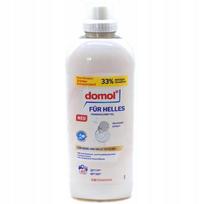 Skalbimo skystis DOMOL WEIß baltiems audiniams, koncentratas, 1 l, 40 skalbimų, Vokietija