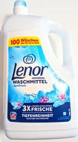 Skalbimo gelis LENOR Universal Aprilfrisch baltiems ir spalvotiems drabužiams, 5 l, 100 skalbimų