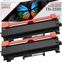 Tonerio kasetė XL Brother DCP-L2600D, L2622DW, HL-L2402D, L2442DW, MFC-L2862DW, TN2590